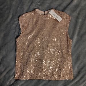 Calvin Klein sequins top